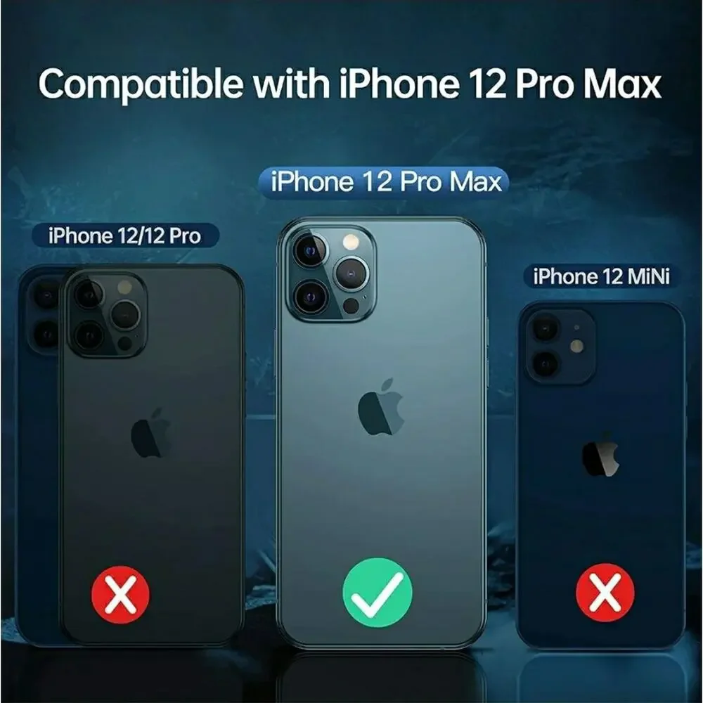 iPhone 12 Pro Max Screen Protector (2)  and Phone Stand
